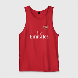 Майка мужская хлопок ARSENAL, цвет: красный