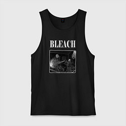 Майка мужская хлопок Nirvana рисунок для Альбома Bleach, цвет: черный