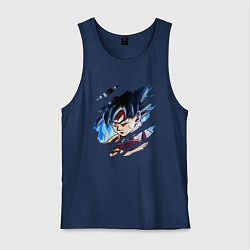 Майка мужская хлопок Dragon Ball, цвет: тёмно-синий