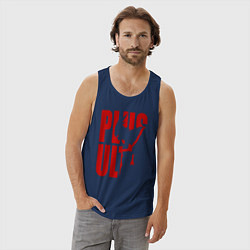 Майка мужская хлопок PLUS ULTRA, цвет: тёмно-синий — фото 2