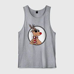 Мужская майка Олень Хипстер