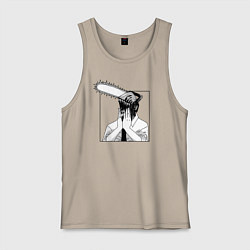 Мужская майка Человек Бензопила Дэнджи