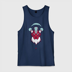 Майка мужская хлопок Дизраптор Dota 2, цвет: тёмно-синий