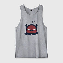 Майка мужская хлопок Неро птичка, цвет: меланж