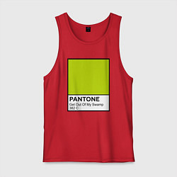 Майка мужская хлопок Shrek: Pantone Color, цвет: красный