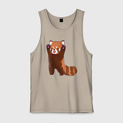 Мужская майка Нападение милой панды