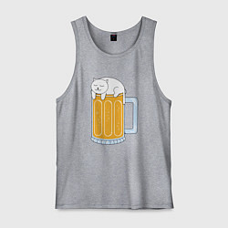 Мужская майка Beer Cat