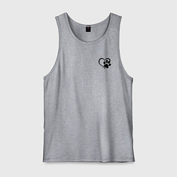 Мужская майка Котик