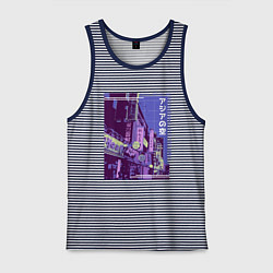 Мужская майка Neon Asian Street Vaporwave