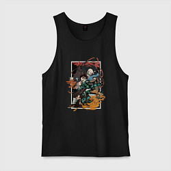 Майка мужская хлопок Kamado team, цвет: черный