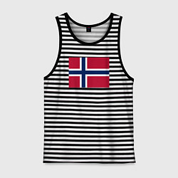 Мужская майка Норвегия Флаг Норвегии