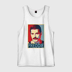 Майка мужская хлопок Freddie, цвет: белый