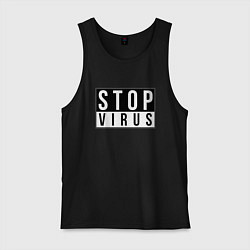 Мужская майка Stop Virus