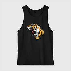 Майка мужская хлопок Я Тигр, цвет: черный