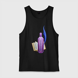 Мужская майка Миры в стекле - Магическая библиотека