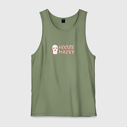 Мужская майка Носите маску Балаклава