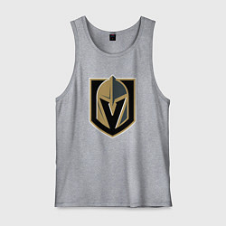 Майка мужская хлопок Vegas Golden Knights , Вегас Голден Найтс, цвет: меланж