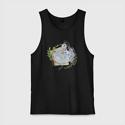 Мужская майка Устал? Погладь Котэ!