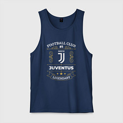 Майка мужская хлопок Juventus FC 1, цвет: тёмно-синий