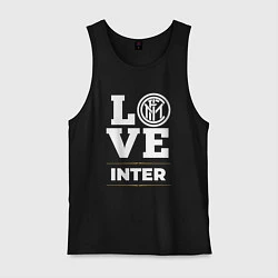 Майка мужская хлопок Inter Love Classic, цвет: черный