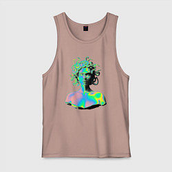 Мужская майка Gorgon Medusa Vaporwave Neon