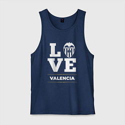 Майка мужская хлопок Valencia Love Classic, цвет: тёмно-синий