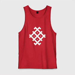 Майка мужская хлопок Руна держава RUNES, цвет: красный