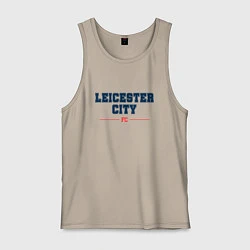 Майка мужская хлопок Leicester City FC Classic, цвет: миндальный