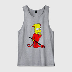 Мужская майка Bart Simpson - devil