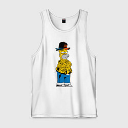 Мужская майка Гомер Симпсон - жизнь головореза - татуха