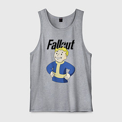 Майка мужская хлопок Fallout blondie boy, цвет: меланж