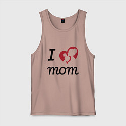 Мужская майка Mom - Love You