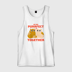 Мужская майка We are purrrfect together