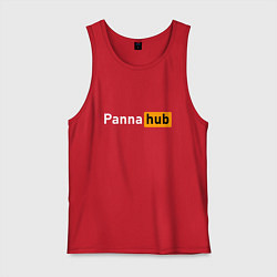 Майка мужская хлопок Street football - Panna hub, цвет: красный