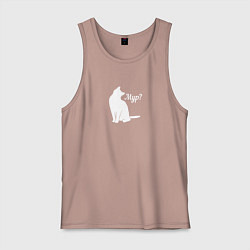 Мужская майка Кот мур мур