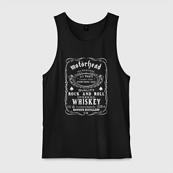 Майка мужская хлопок Motorhead в стиле Jack Daniels, цвет: черный