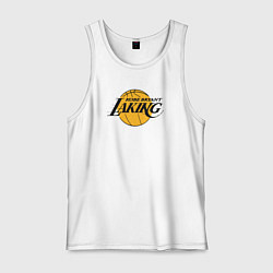 Майка мужская хлопок Kobe Bryant laking, цвет: белый