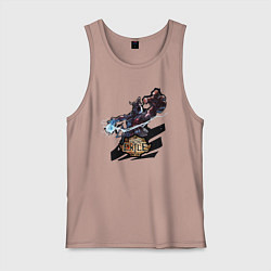 Майка мужская хлопок Жрец из игры Path of Exile, цвет: пыльно-розовый