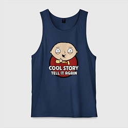 Мужская майка Крутая история, расскажи ещё раз