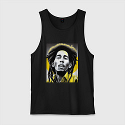 Мужская майка Bob Marley Digital Art