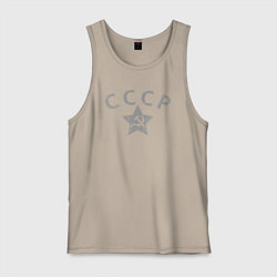 Мужская майка СССР grey