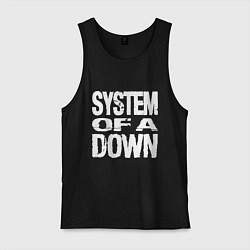 Майка мужская хлопок SoD - System of a Down, цвет: черный