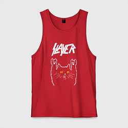 Мужская майка Slayer rock cat