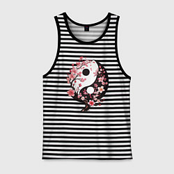 Мужская майка Скура с инь и янь