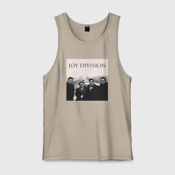 Майка мужская хлопок Тру фанат Joy Division, цвет: миндальный
