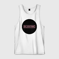 Мужская майка Black pink - logotype - group - South Korea