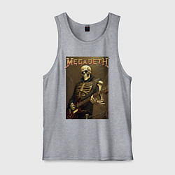 Мужская майка Megadeth - skeleton - heavy metal