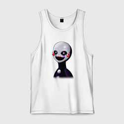 Майка мужская хлопок FNAF Марионетка, цвет: белый