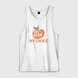 Мужская майка Моё тело мой выбор