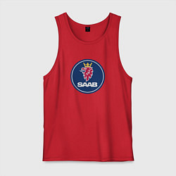Мужская майка Saab sport auto